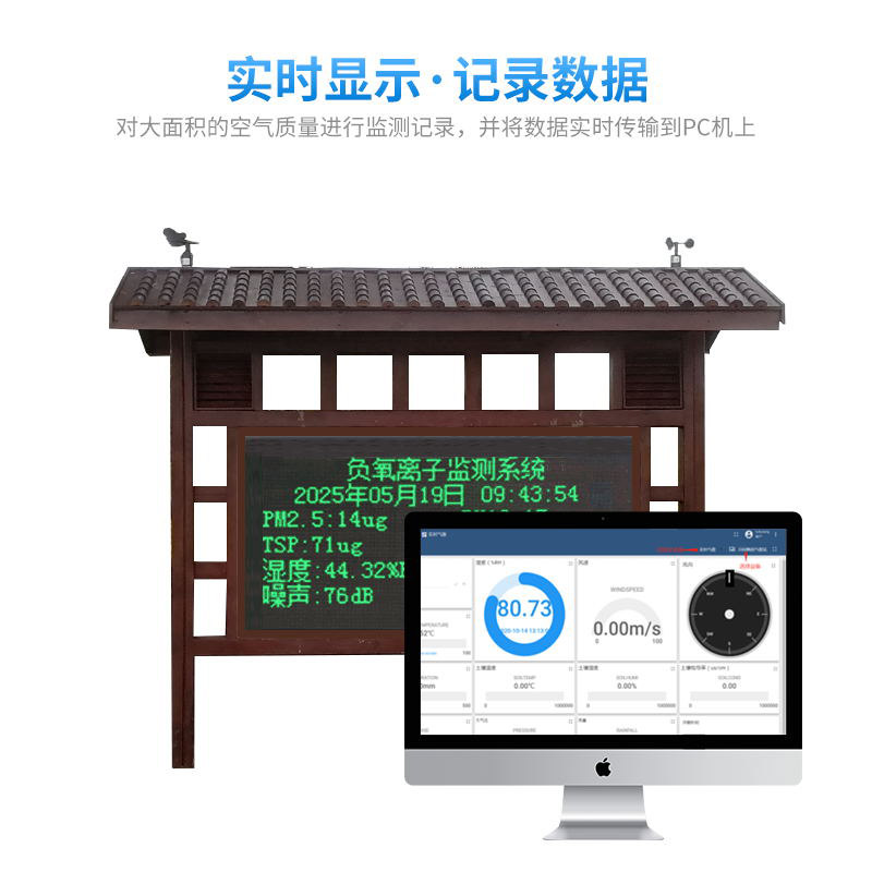 景區負氧離子監測站，一目了然景區環境