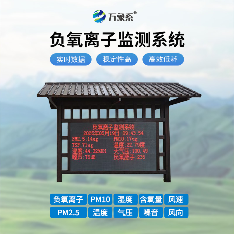 負氧離子監(jiān)測系統(tǒng)
